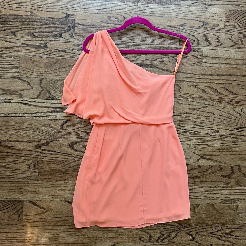 BCBGMaxazria One Shoulder Dress 2